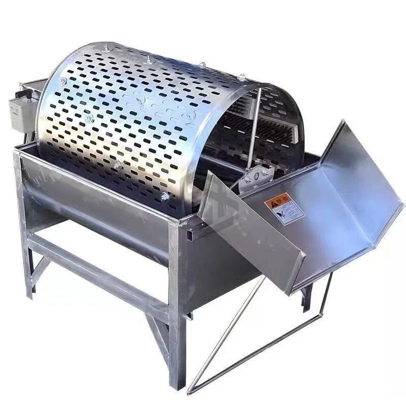 Hot Sale Commercial Stainless Steel Rotary Drum Sweet Potato Clay Cleaner Washing Remover Machine&ginger Washer Cleaning Machine