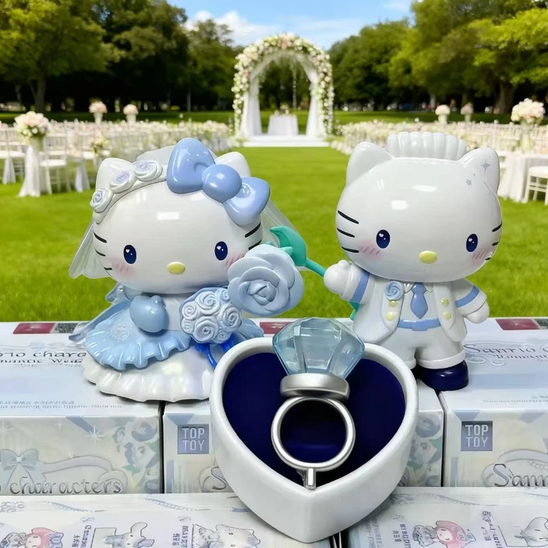 

Sanri Blind Box Романтическая свадебная серия - Моя мелодия Куроми Украшения Предложение ко Дню святого Валентина Подарок Модные коллекционные игрушки