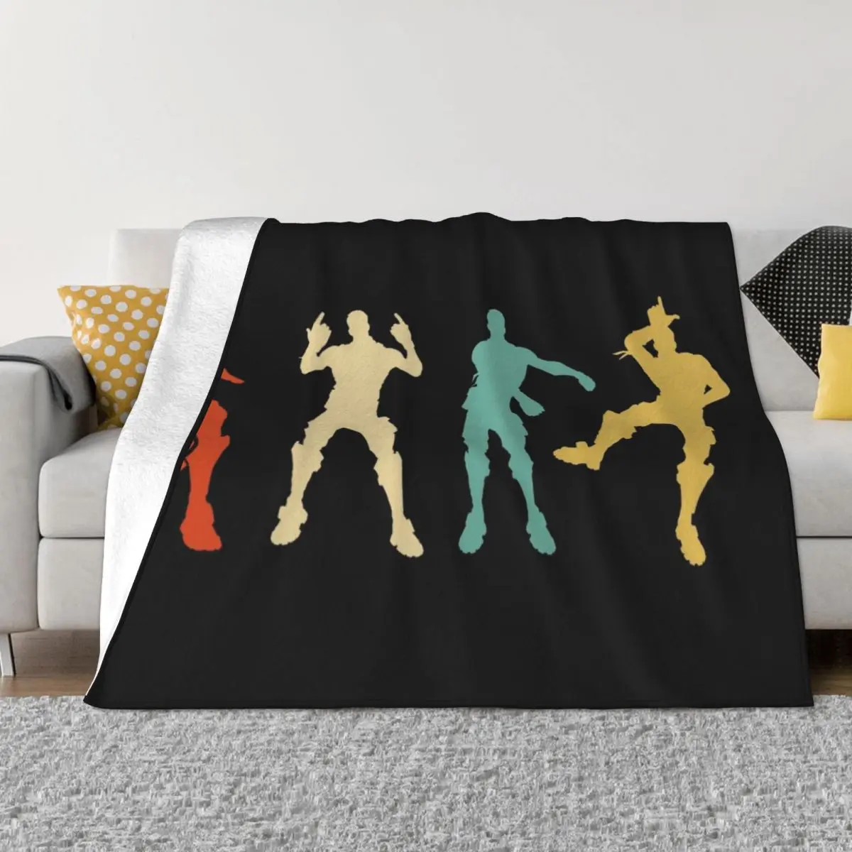 

Battle Royale Victory Dance Cool Justice Dance Throw Blanket Blankets For Bed Plaid for sofa Blankets