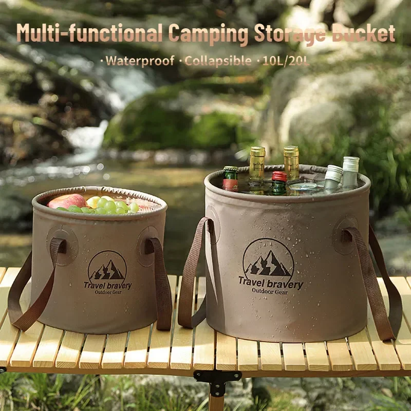 Collapsible Bucket Outdoor Folding Bucket Travel Car Fishing Wash Basin Portable Buckets Household Wash Basin Foot Tub Foot Bath