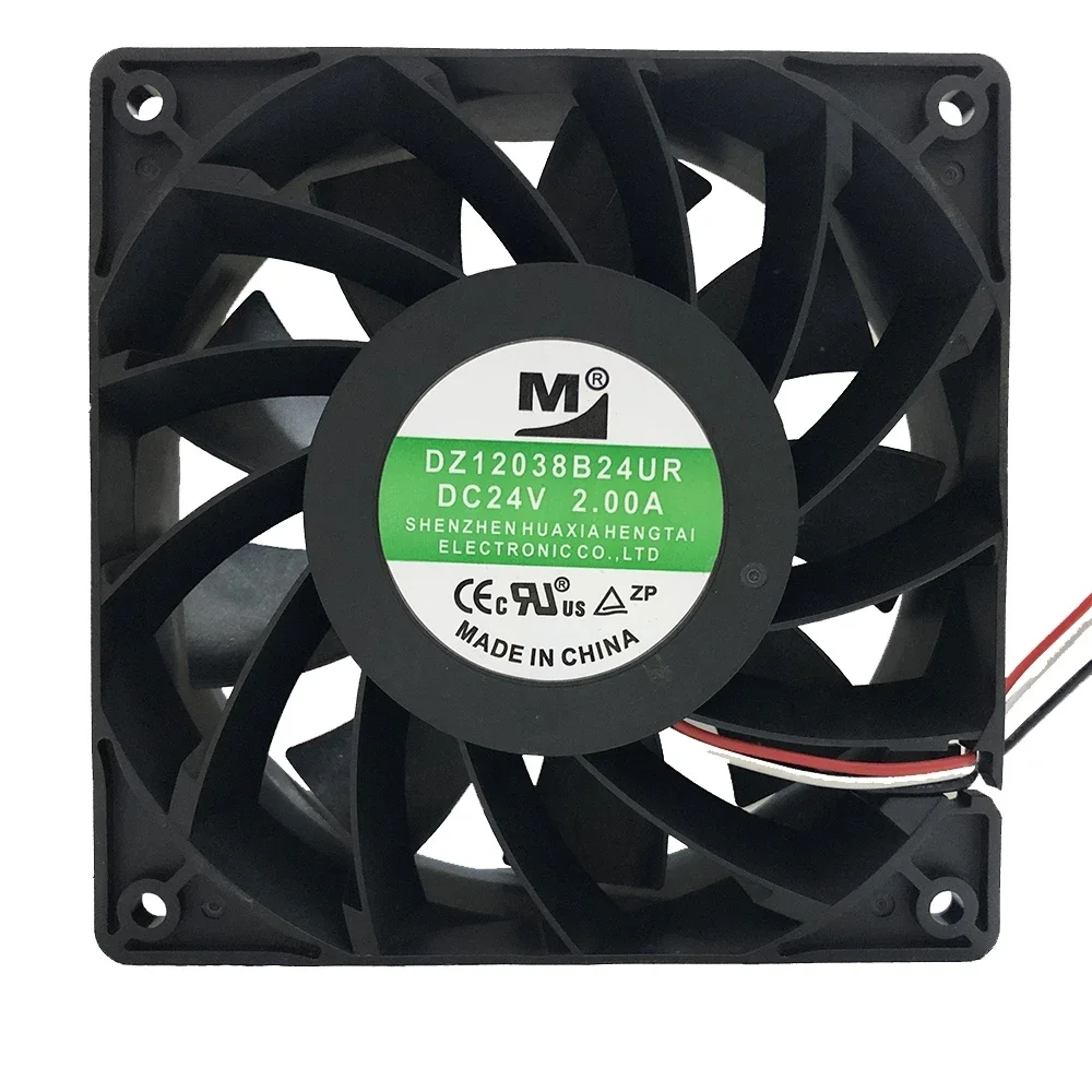 

M DZ12038B24UA DC 24V 2.0A 120x120x38mm 3-Wire Server Cooling Fan