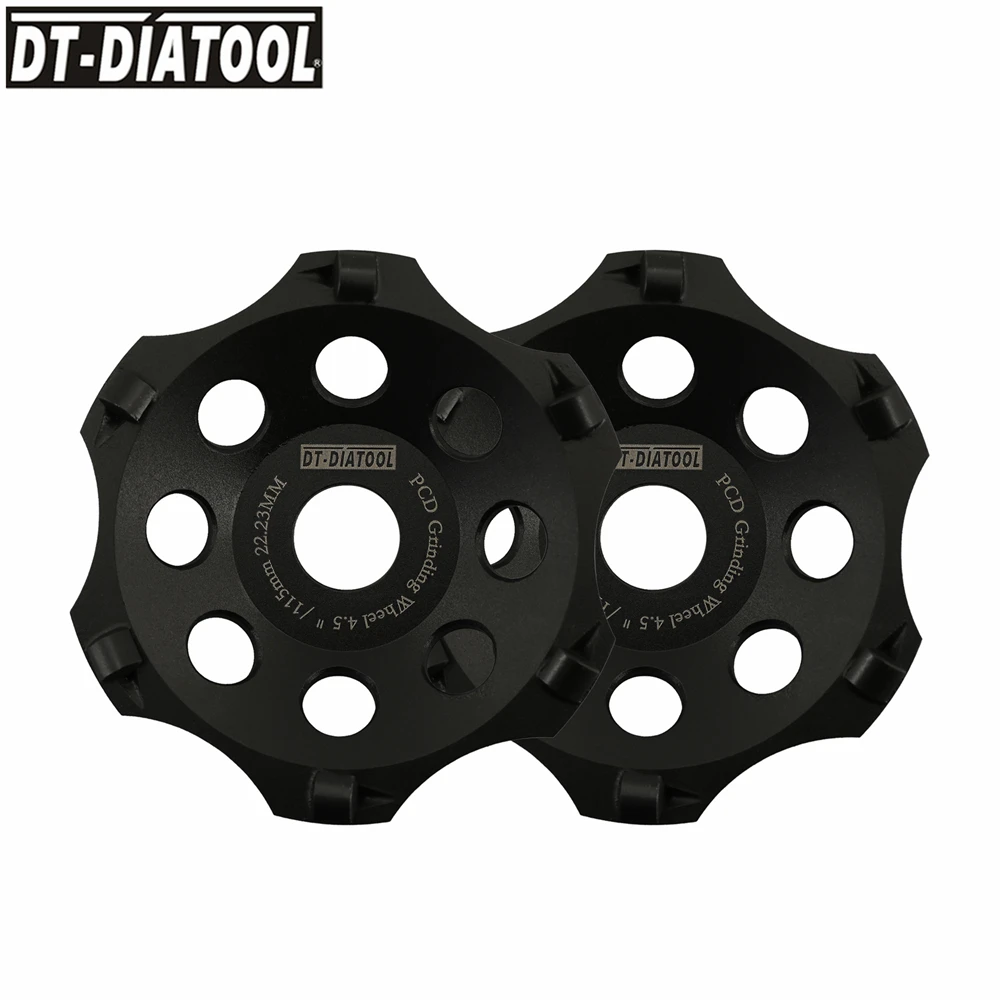 DT-DIATOOL PCD Grinding Wheel PCD Segment for Waterproof Membranes Glues Thick Mastics Paints 1pc Hexagonal Grinding Wheel