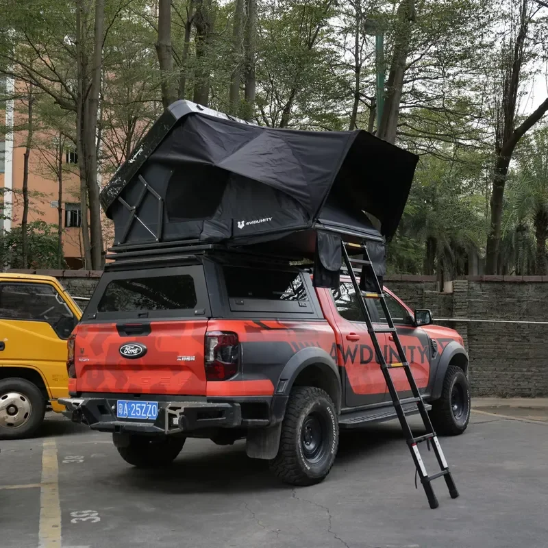 Camping Car Roof Top Tent With ABS Shell Waterproof Camping Tent Quick Open Design Rooftop Tent 4X4 Accessories
