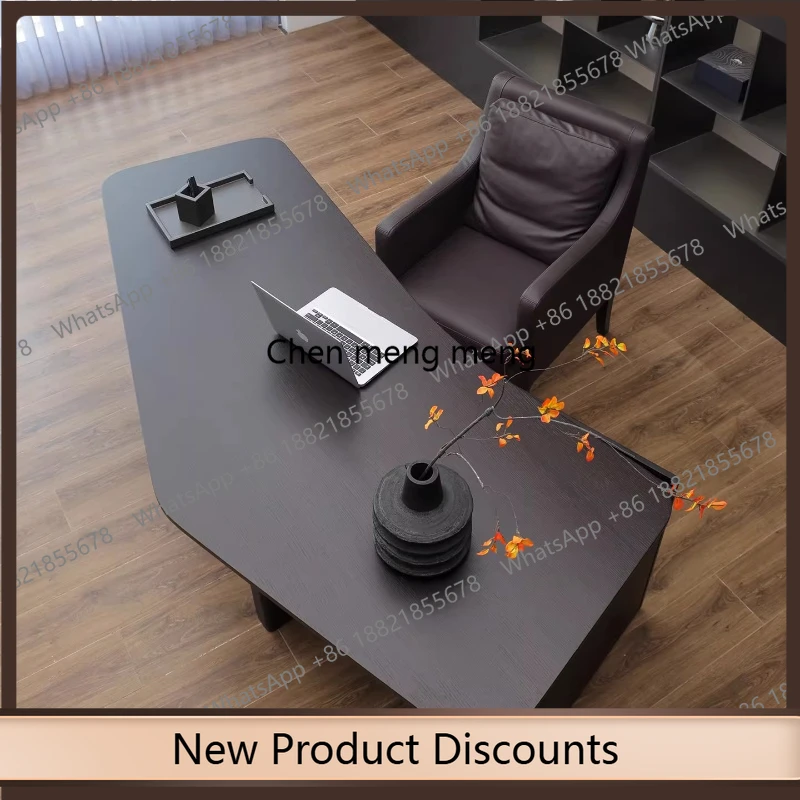 

z10Organizers Nordic Office Desk Computer Executive Display Office Desk Wooden Shelves Escritorio