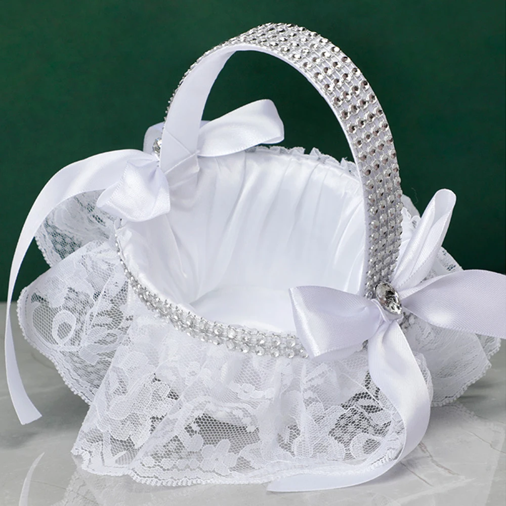 White Lace Wedding Flower Girl - Gardening Tools Girls 评论和价格