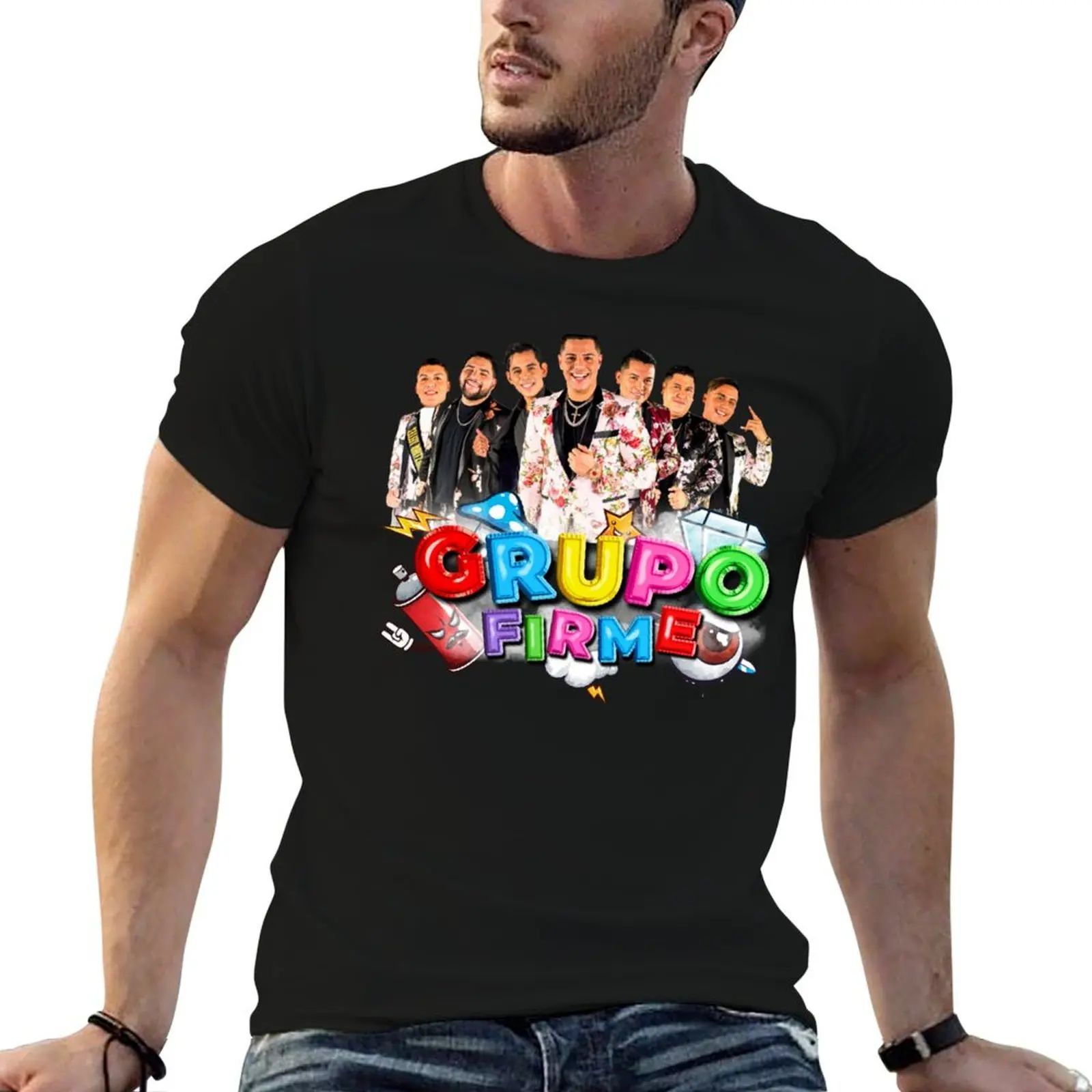 Grupo Firme T-Shirt Blouse vintage anime shirt heavyweights funny t shirts for men