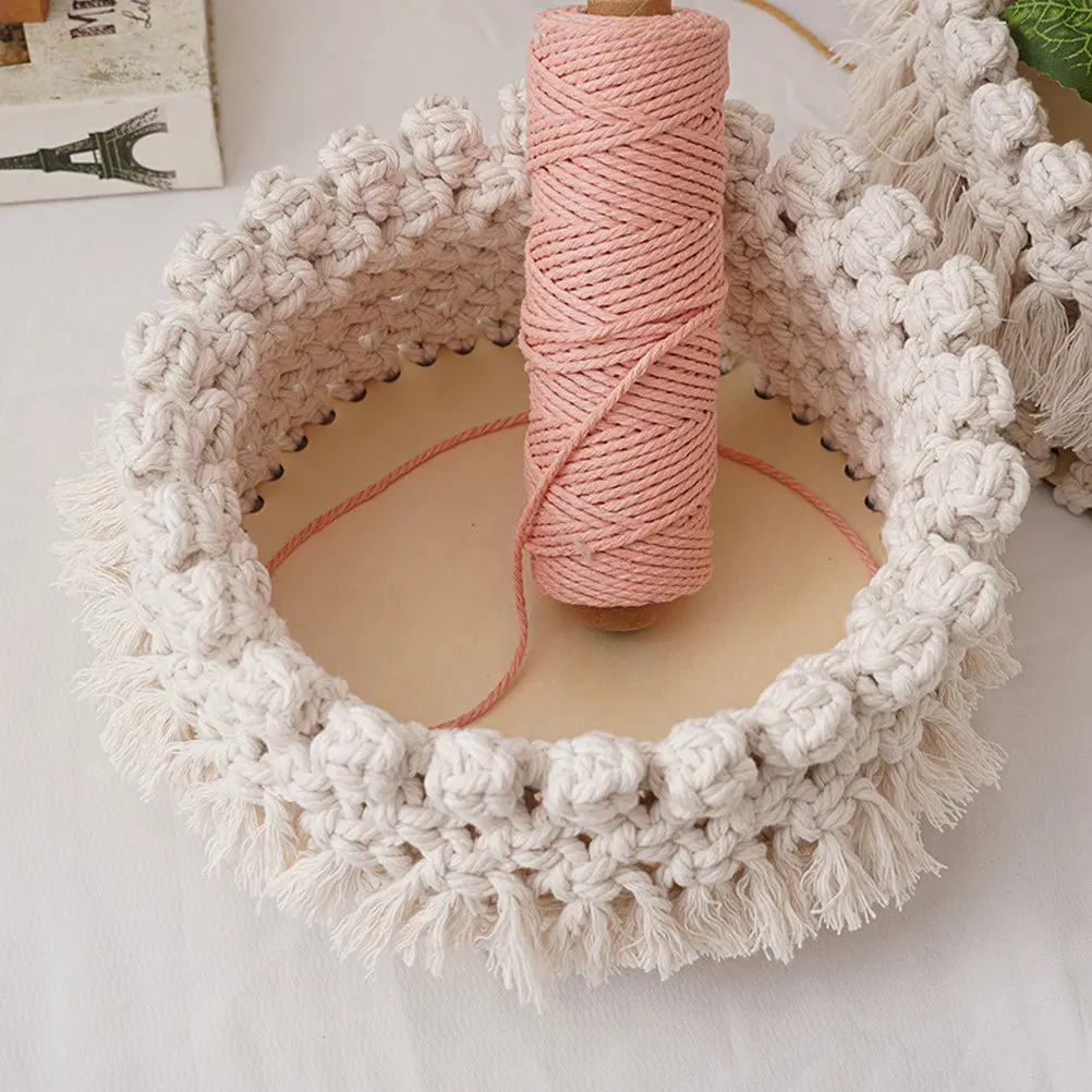 

Nordic Storage Box Woven Cotton Rope Basket For Bedroom Kitchen Desktop Organizer Sundries Storage Basket Home Decoration
