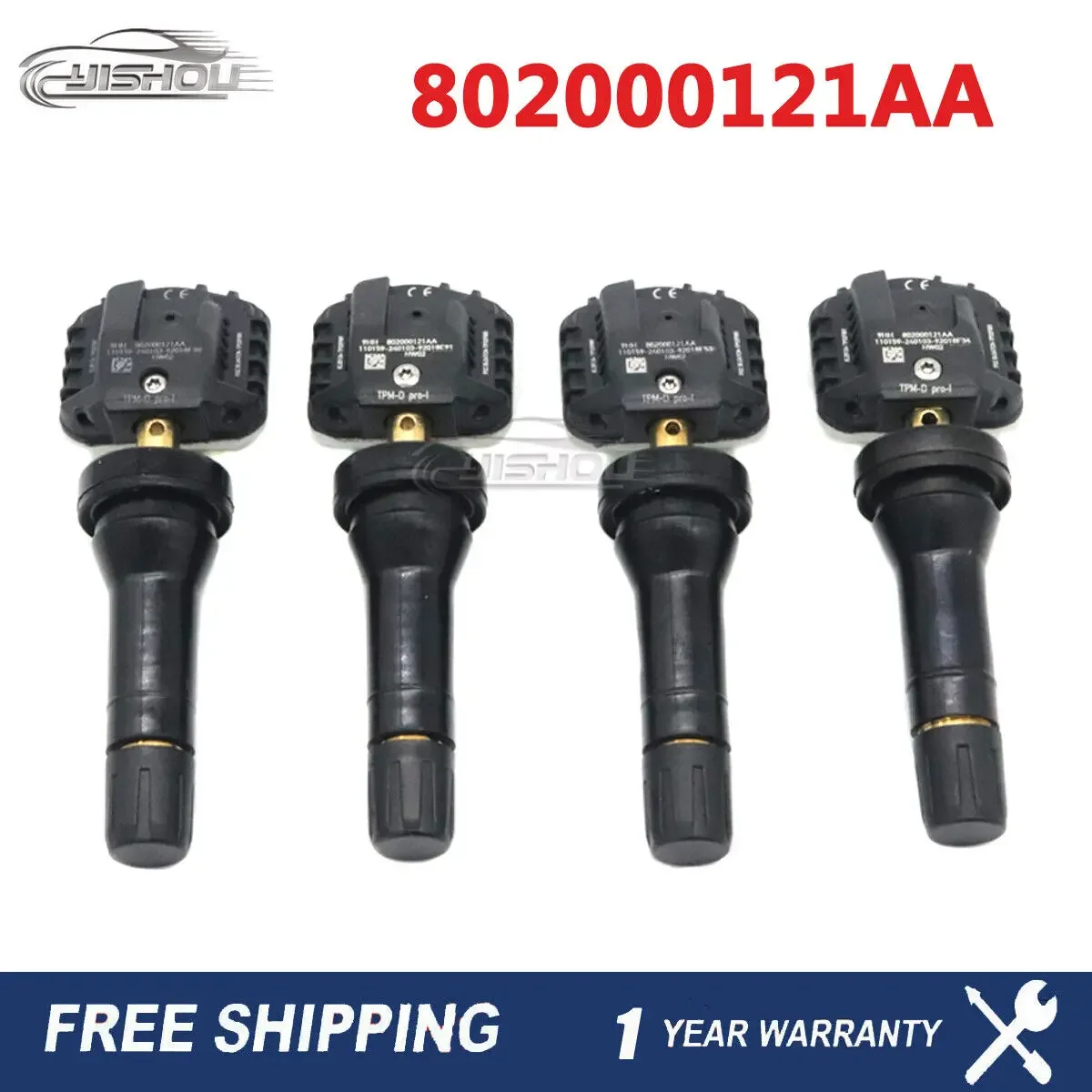 مستشعر مراقبة ضغط الإطارات للسيارات ، TPMS 802000121AA ، ashion-24 شيري Tiggo 3X 5X 7 8 9 ARRIZO 5 GX exploning 06 ، MHz