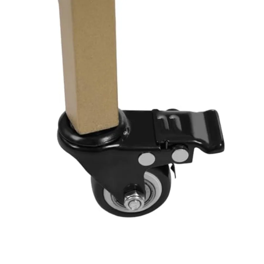 حامل عرض الزهور مع 16 دلوًا و4 طبقات حامل نباتي مع عجلات عالمية ورف باقة زهور متحرك عالي التحمل للمنزل #5