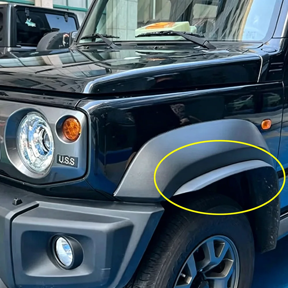 Widen Extended Fender Wheel Arch Flares 4PCS Mud Flap Splash Guard Covers for Suzuki Jimny JB74 JB74W JC74 2019+ 3/5 Door