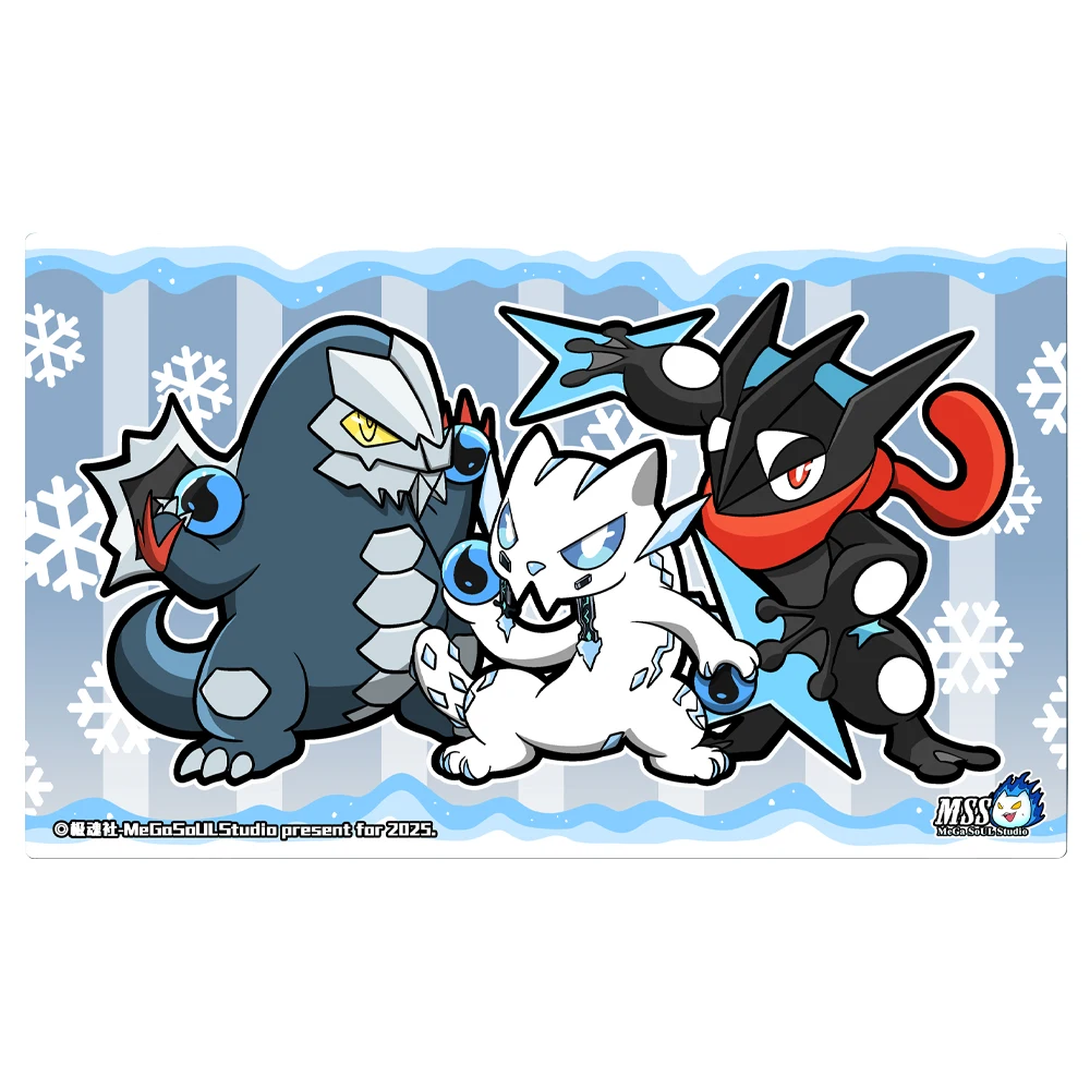 

600*350*2 мм резиновый игровой коврик с покемонами Q версия Chien-Pao DIY PTCG коврик для боевой карты аниме коврик для мыши подарок