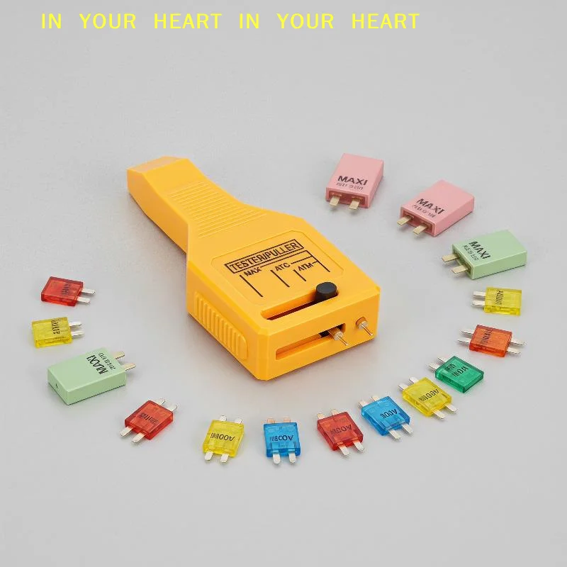 【X】Auto Fuse Tester 1Pcs 24V DC LED Indicator Non Slip Grip Professional Testing Tool for Auto Repair Shops