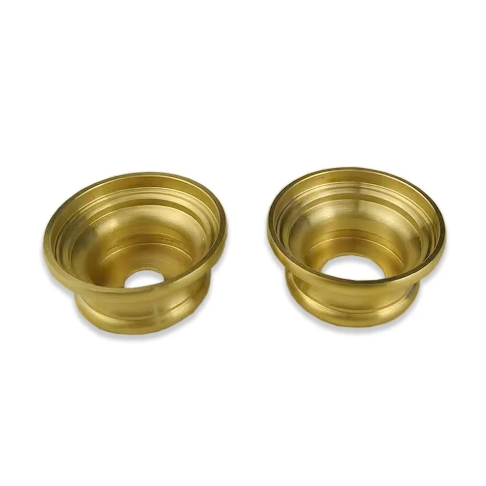 2Pcs Pure Brass 10.5MM/17MM Inner Hole I-shaped Cover Joint I-shaped T-shaped Thick Gasket Nut Connector For Lighting Fixtures