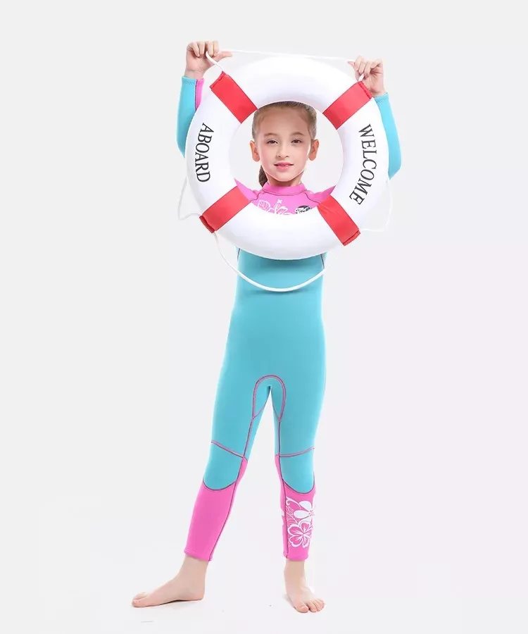 3MM neoprene Wetsuit for girls diving suit thick Cold-proof Sun-proof wetsuit one-piece set children Surfing snorkeling swimwear