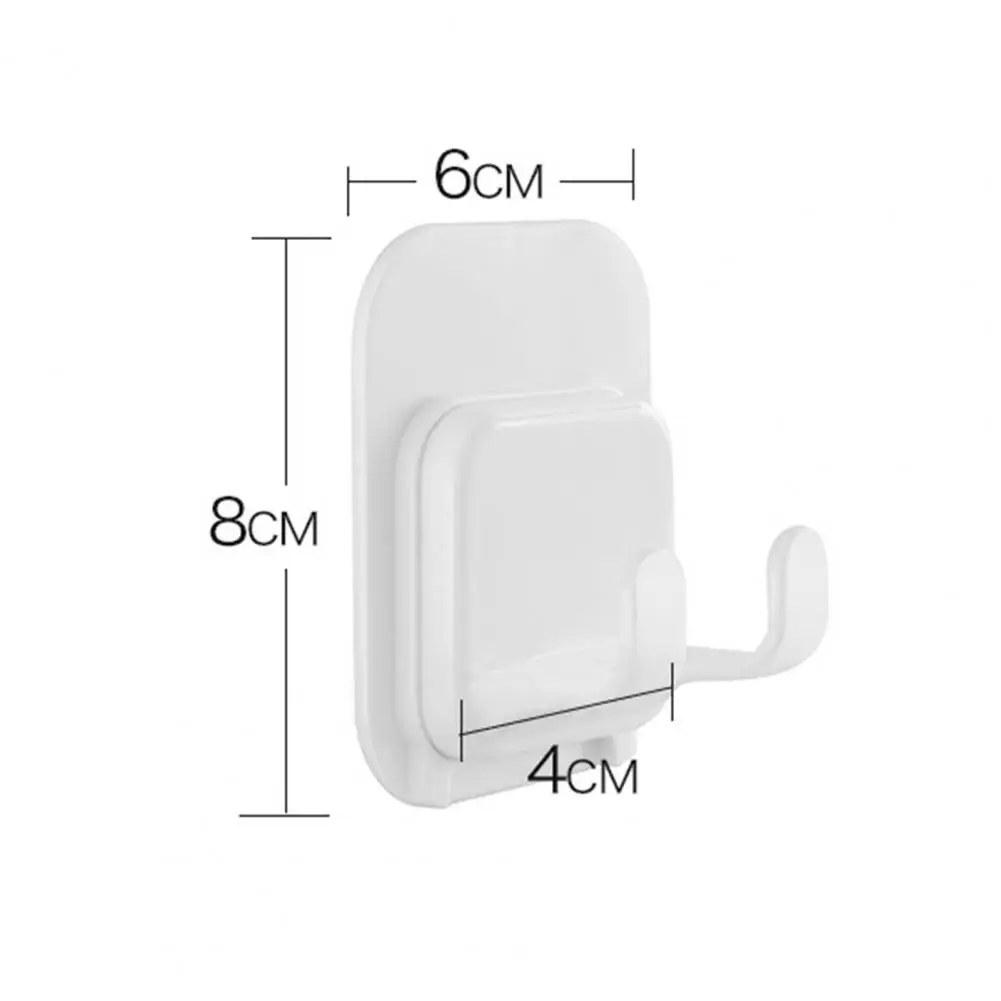 Practical Multifunctional Shaver Hanger Hook Plastic Paste Hook Bathroom Wall Hanging Razor Household Holder Rack Storage Rack