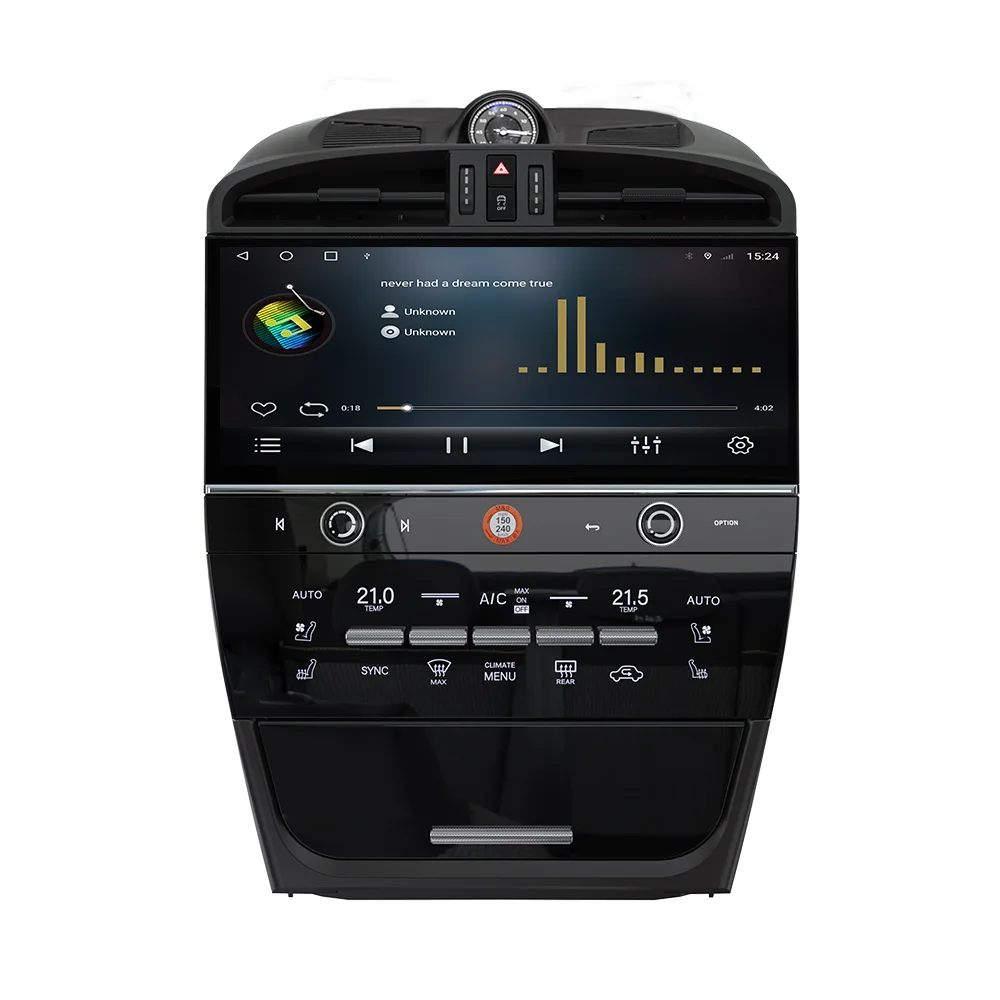 Carplay de 12,3 Polegadas para Cayenne 2003-2009, Player Multimídia Android 13, Rádio de Carro com Navegação e Tela Touch HD