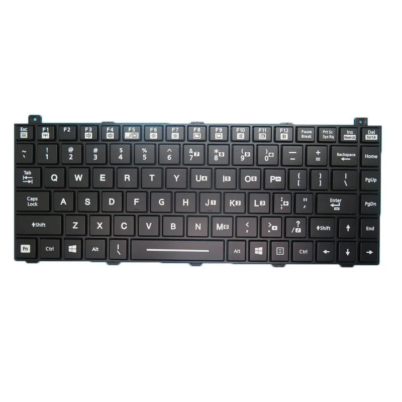 Laptop Keyboard For Getac NK5101-00000T-00/D 531085910001 NK5100-00000T-01/C 531085910002 NK5100-00000T-01/B Black Frame New