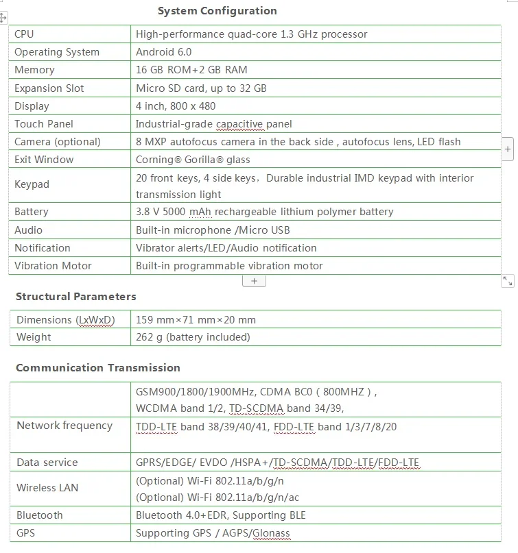 محطة محمولة متينة تعمل بنظام أندرويد PDA idata 70 مع لوحة مفاتيح anorid 6.0 OS #5