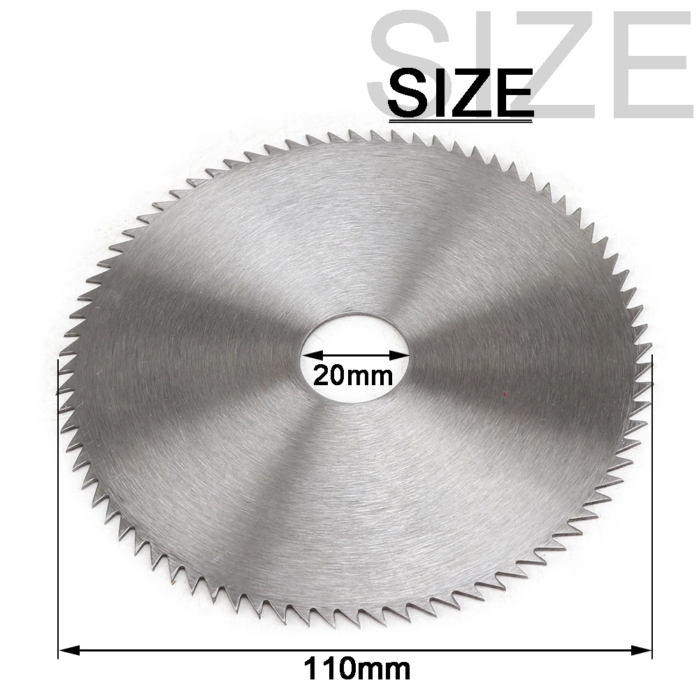 SI FANG HSS OD 110mm ID 16-20mm hoja de sierra Circular herramienta rotativa para cortador de Metal herramienta eléctrica discos de corte de madera Taladro