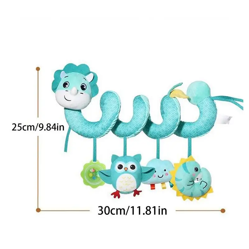 Baby Car Seat Rattles Pram Activity Carseat Mobile Toddler Sensory Development Activities Toy for Babies 0-3 Years