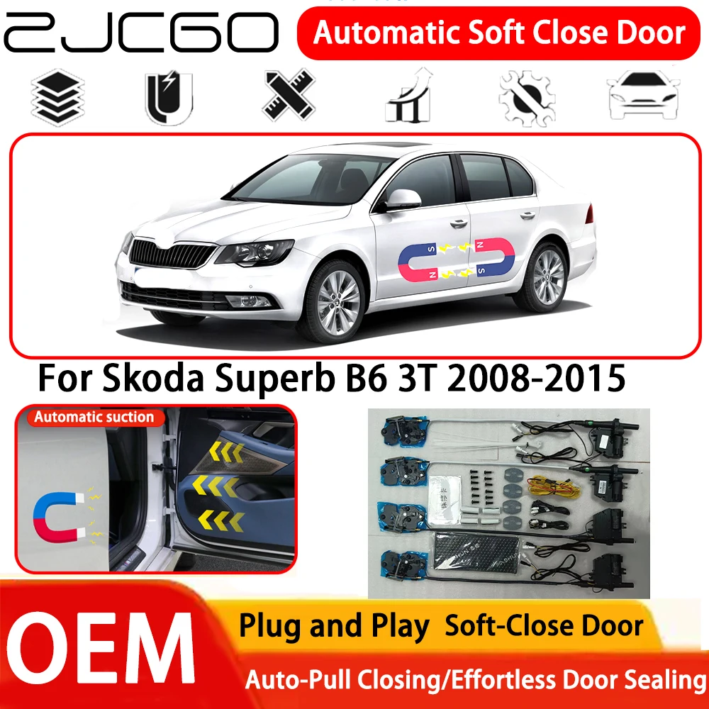

Система автоматического мягкого закрывания дверей (Soft Close) для Skoda Superb B6 3T 2008-2015, OEM, Plug and Play
