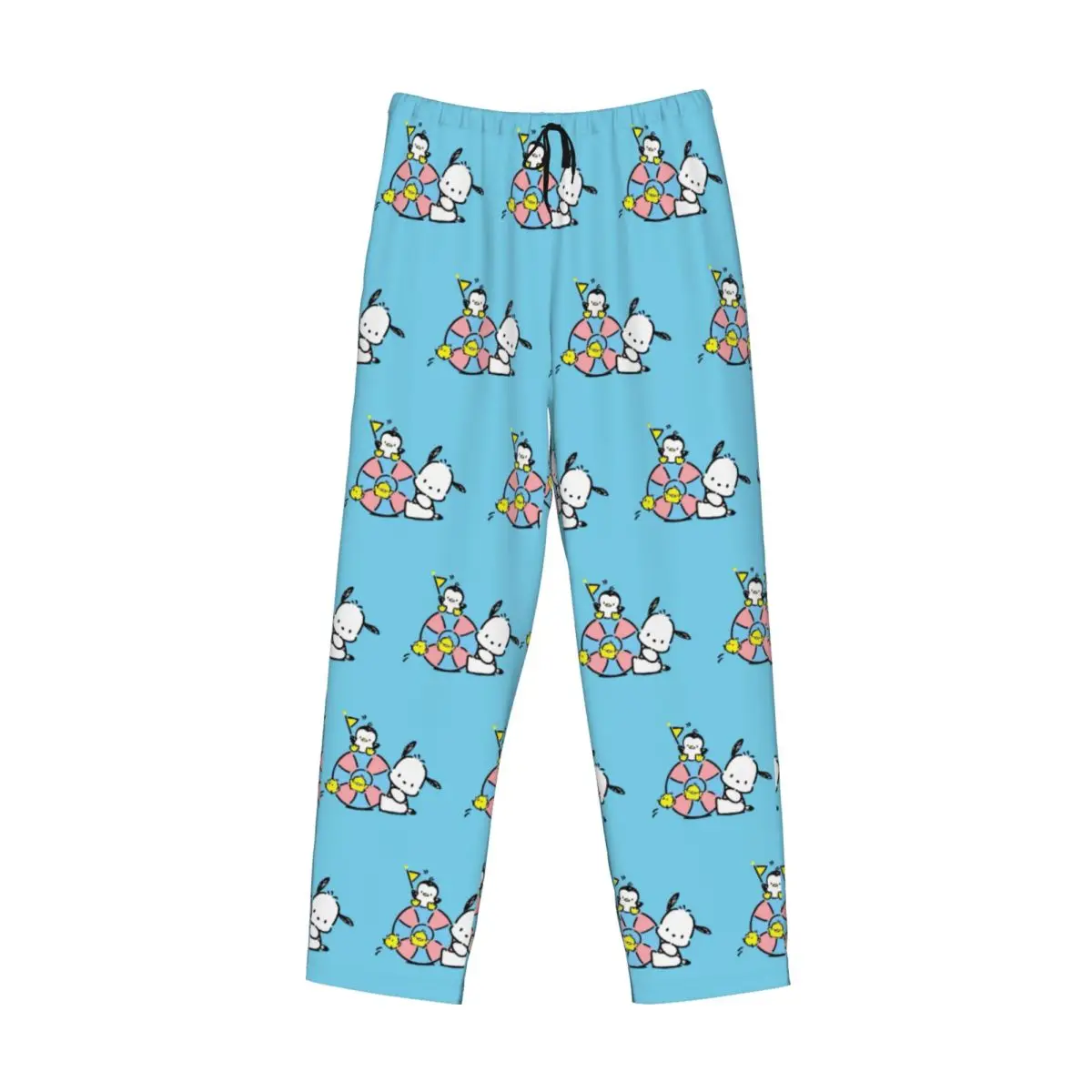 Pantalones de pijama Pochacco personalizados, ropa de dormir para hombre, cintura elástica, animación, nuevos pantalones de salón para dormir con bolsillos