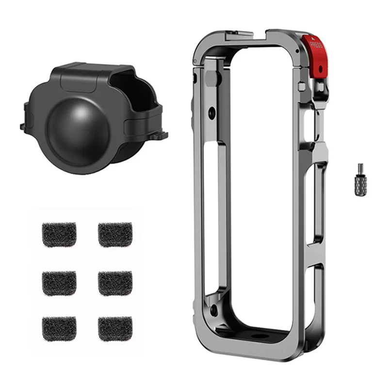 

【НОВИНКА】для Insta360 X5 металлический каркас, кронштейн для спортивной камеры, фиксированный зажим для горизонтальной съемки аксессуаров
