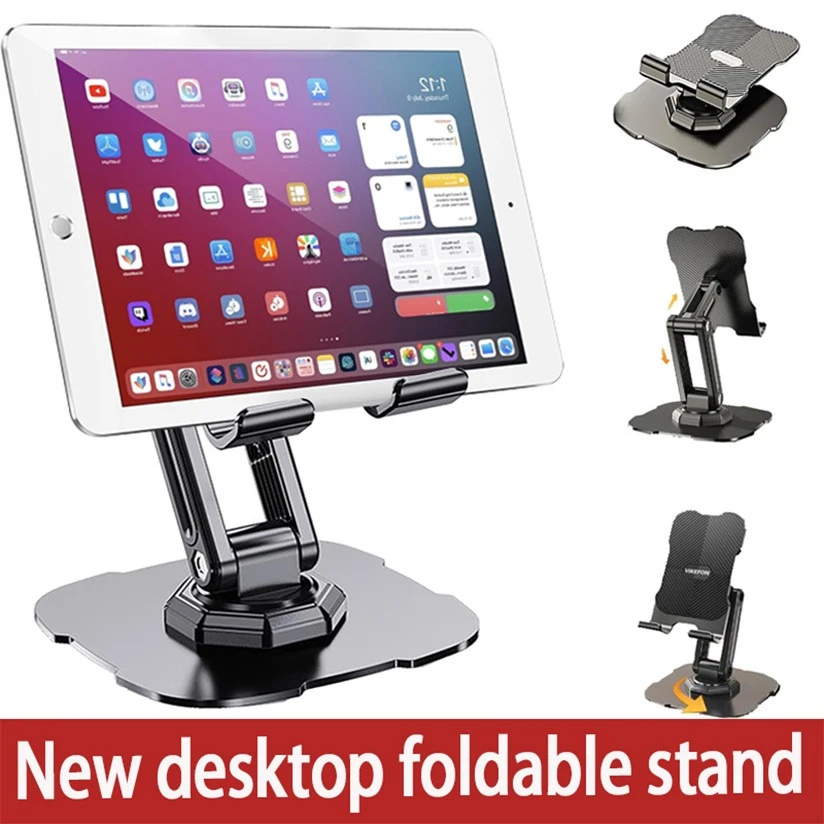 โทรศัพท์มือถือหมุนได้ยึดโทรศัพท์สําหรับ iPhone iPad Samsung แท็บเล็ตพับ Lazy Desktop ปรับ Live สมาร์ทโฟน