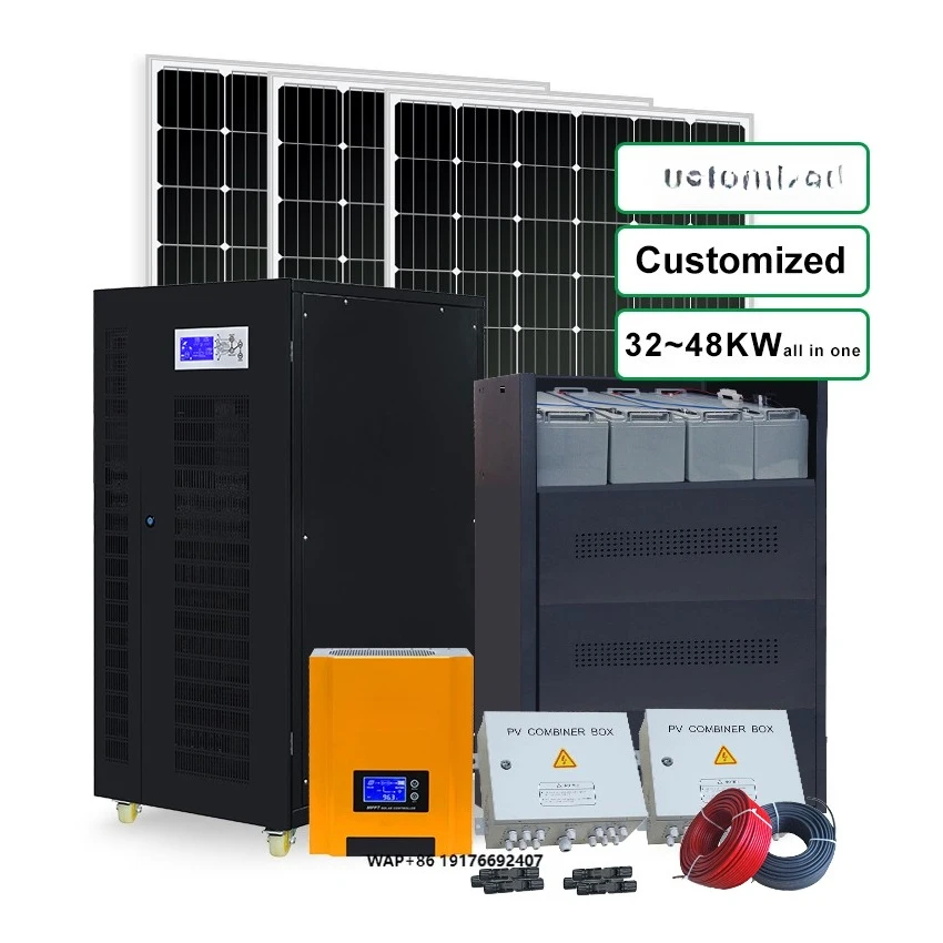 100kw off Grid Solar Power System Complete Kit 30 kw 50kw 15kw 40 Kva Solar Energy System with Lithium Battery for Hotels