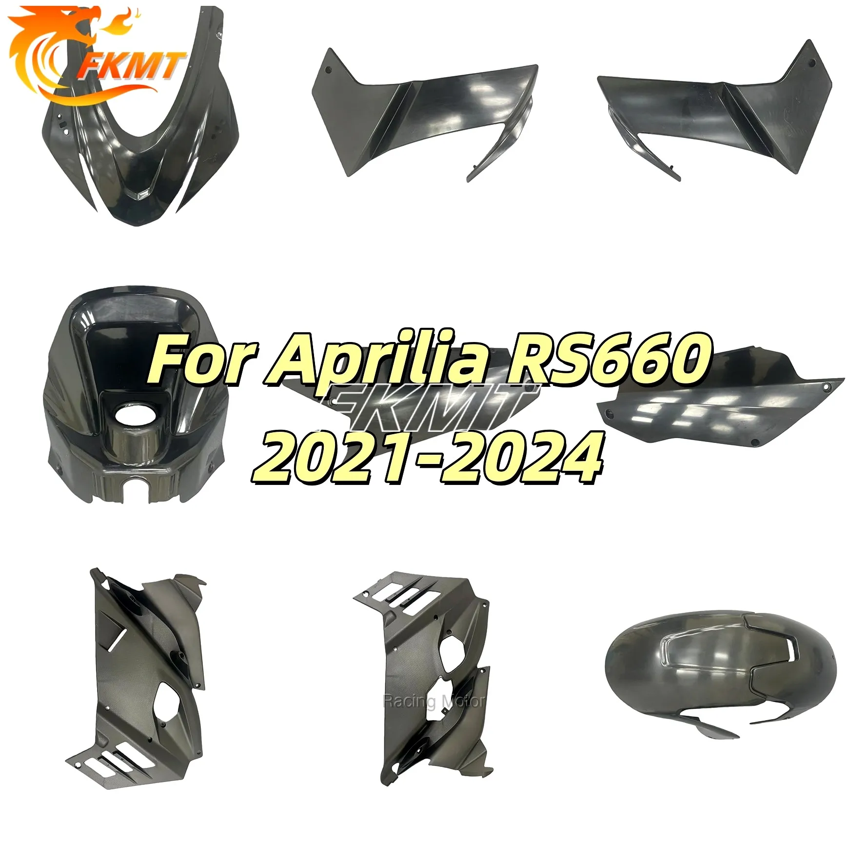 Motorcycle Fairing Body Kit - RS660 Left Right Frame Side Cover Fairing Motorcycle Inection Fairings Panel Kits Fit for Aprilia