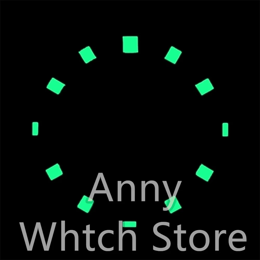 Esfera de reloj VK63 de 30mm, accesorio de índice luminoso compatible con movimiento VK63 VK63A