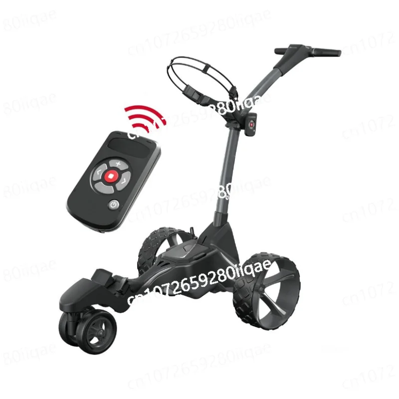 Remote Control Golf Cart, Ergonomic Design, Automatic Downhill Control and Compact Folding System