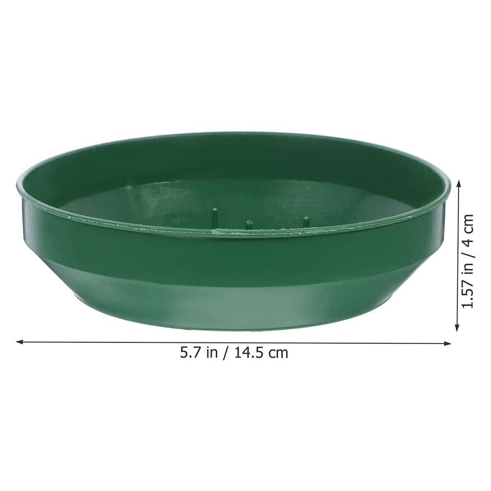 

2Pcs Round Needle Plate for Flower Arrangement Base Wedding Floral Foam Tray Fixing Disk Garden Supplies