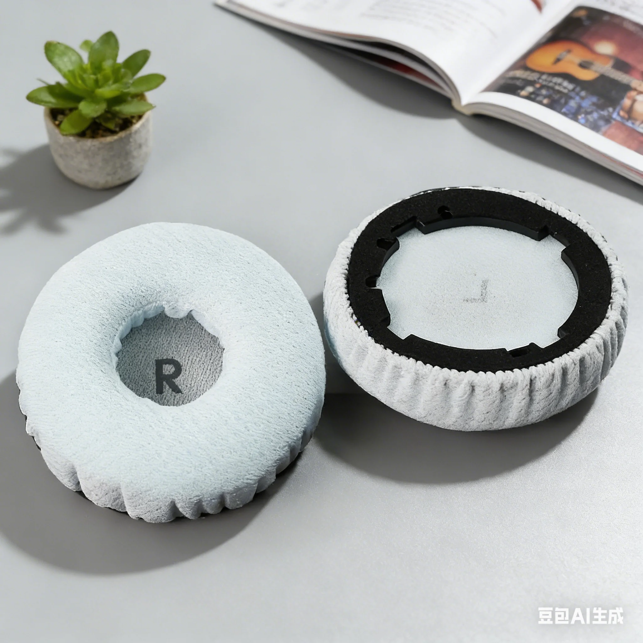 2pcs Headphone Cover For JBL Tune 600BTNC/660NC/670NC Headset Football Net Soft Sponge Ear Pads Replacement Accessories