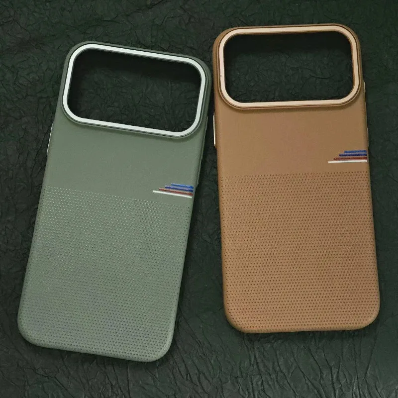 Luxury Original Technology Woven Magnetic Phone Case For iPhone 17 Pro Max/17 Pro/17 For Magsafe Technical Fabric Bumper Cover