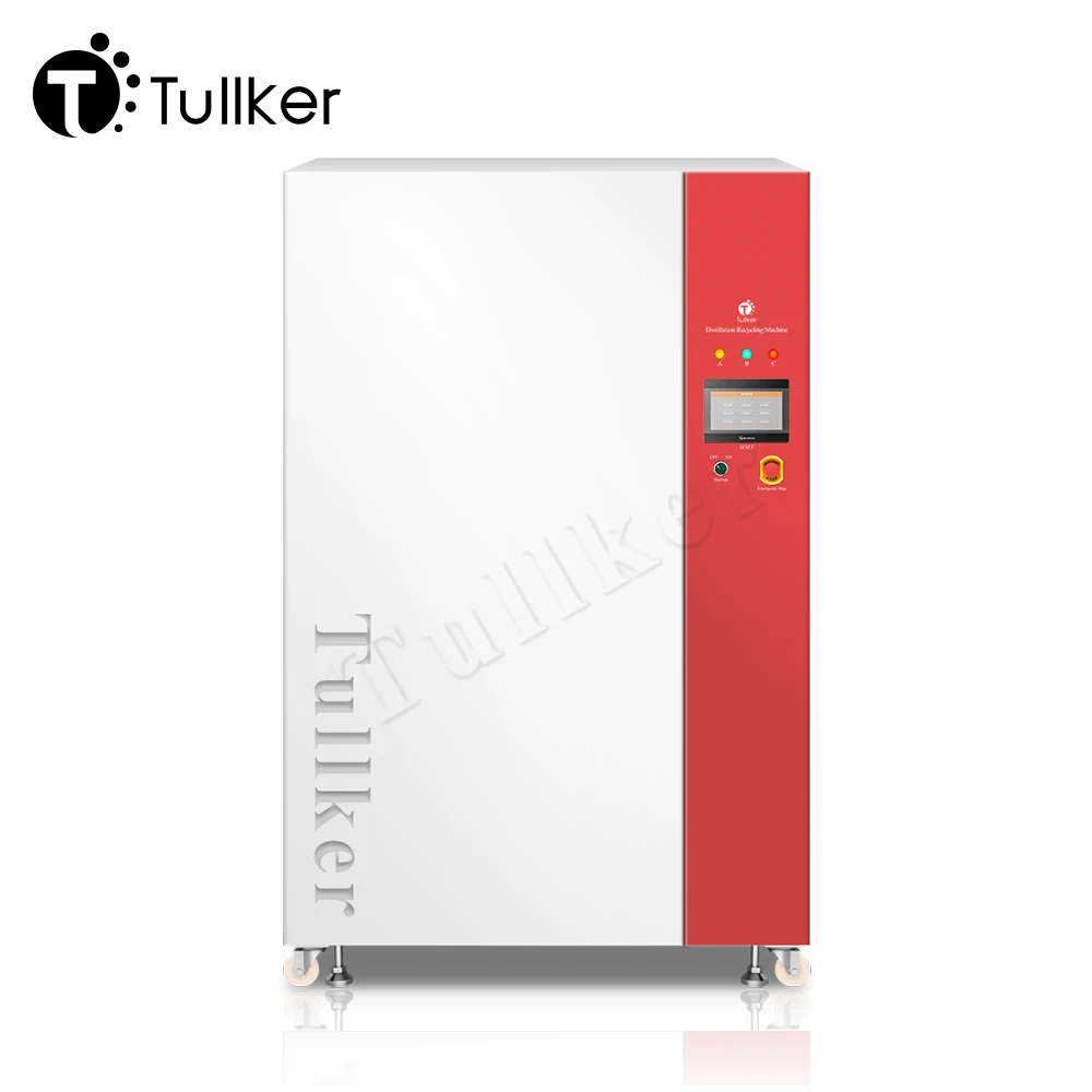 معالجة مياه الصرف الصحي جهاز إعادة تدوير التقطير المذيبات الكيميائية للمنظف بالموجات فوق الصوتية