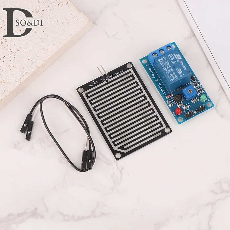 Snow Raindrops Detection Sensor Module Rain Weather Module Humidity For Arduino Relay Control Module Rain Water Sensor Module