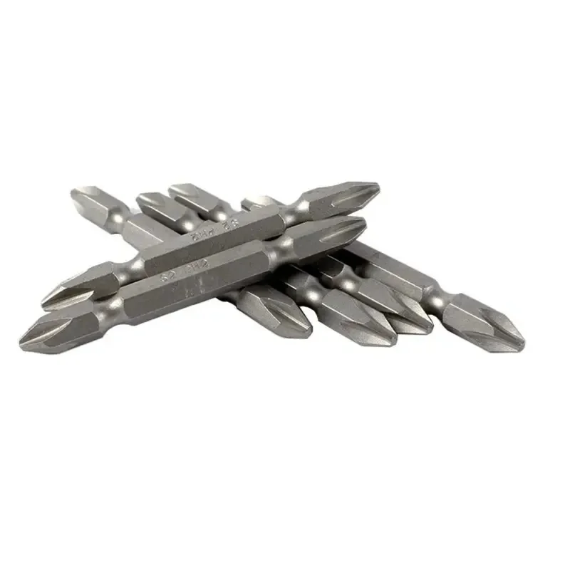 10PCS PH2 Double-ended Screwdriver Bit Magnetic Non-slip Cross Drill Bit High Hardness Hex Shank for Makita