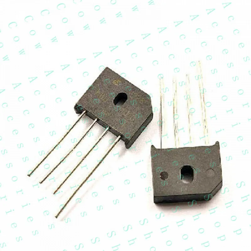 PP+ 5PCS  Single Phase 10A 1000V KBU1010 Diode Bridge Rectifiers 4pin KBU-1010
