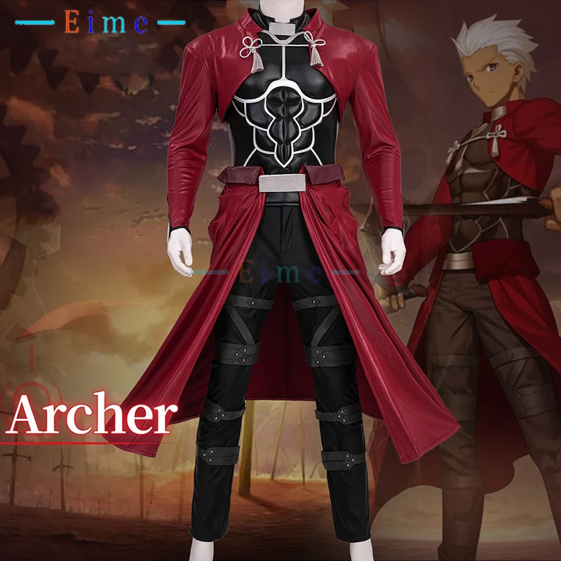 

Костюм для косплея Game Fate Archer EMIYA, наряды для косплея, мужской нарядный костюм для вечеринки, униформа для Хэллоуина и карнавала, размеры XS-XXL, на заказ
