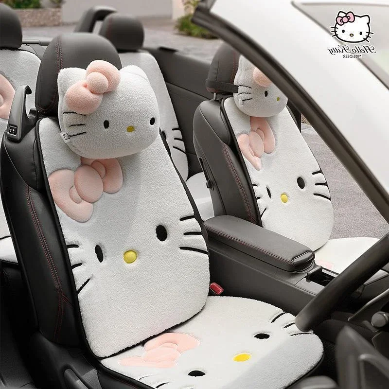 

Sanrio Kawaii Hello Kitty Car Seat Cushions Anime Cartoon Lovely Fashion Exquisite Soft Skin Friendly Good Looking Seat Cushions