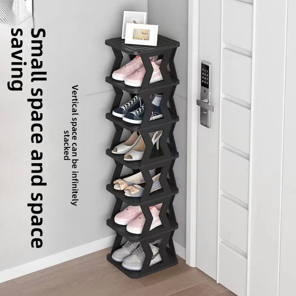 

Folding Doorway Cabinet Narrow Hallway Storage Organizer Space Saving Shoe Rack for Small Spaces Dorm Room Entryway Closet