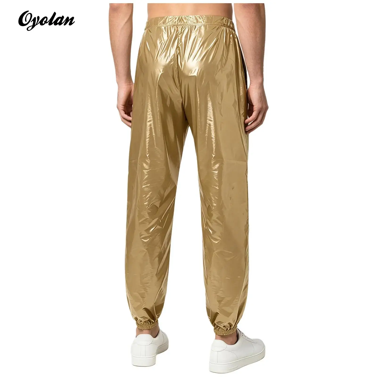 

Mens Waterproof Diaper Covers Baggy Pants Trousers Sides Waist Buttons Jogger Pants Special Needs Leakproof Adaptive Bottoms