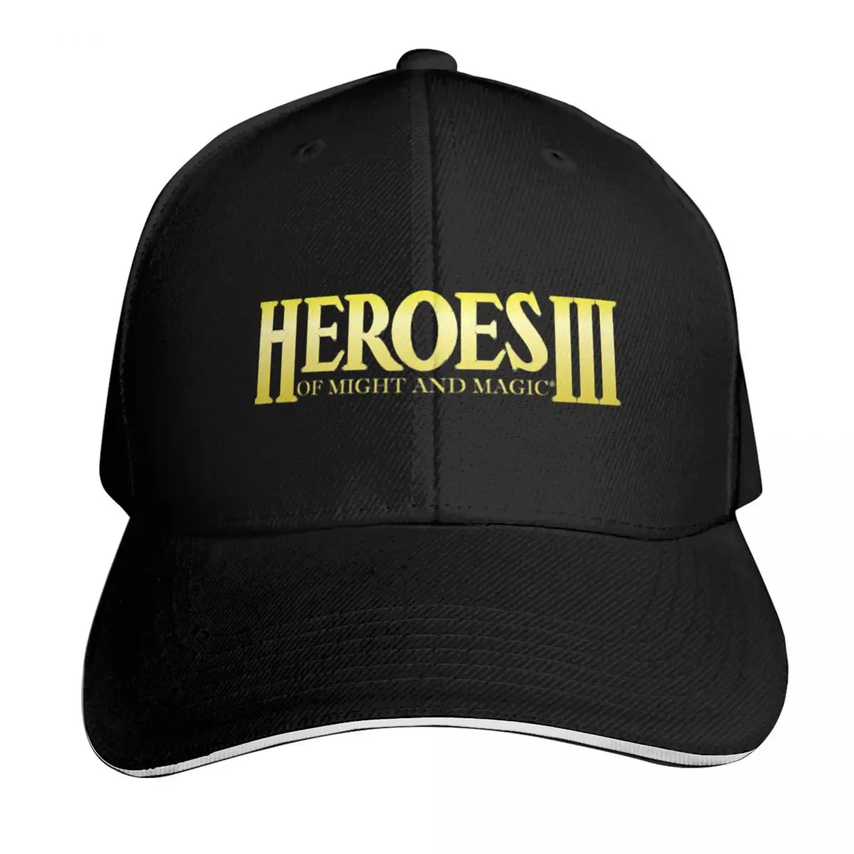 Heroes Of Might And Magic 3 logo Baseball Cap New In Hat Visor Mountaineering Designer Hat Mens Hats Women's