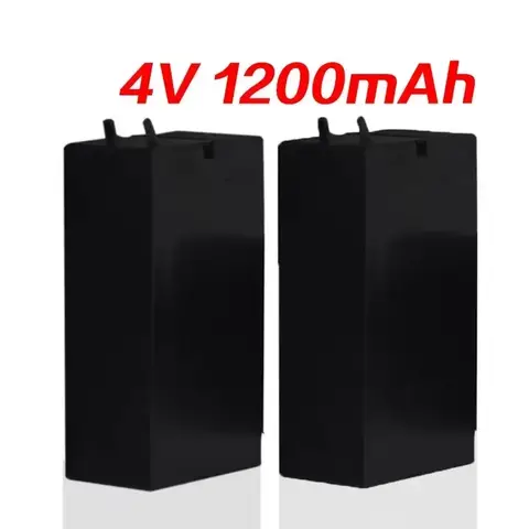 납 산성 1200mAh 4V 저장 배터리 모기 박쥐 배터리 LED 램프 헤드 라이트 손전등 충전식 높은 Capaci