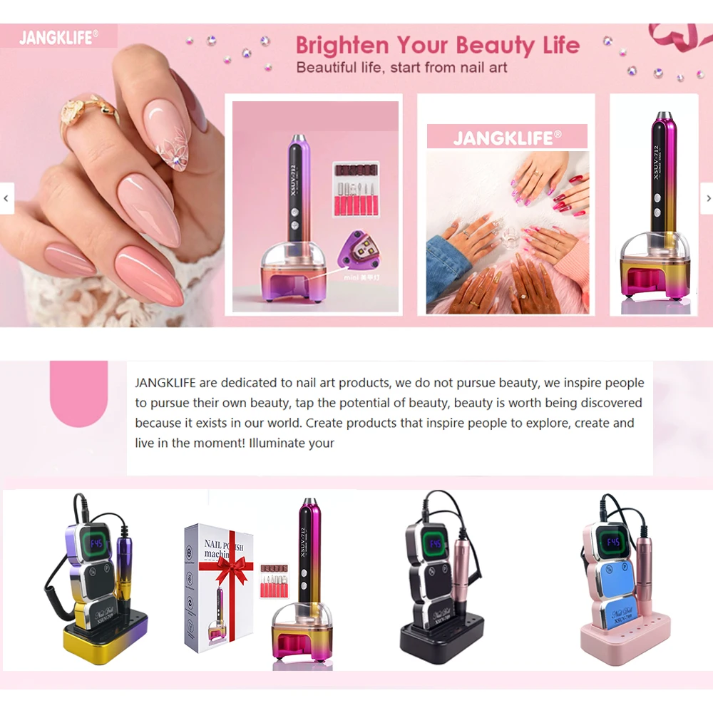 قلم عازل أظافر كهربائي يعمل بمنفذ USB للاستخدام المنزلي أداة تلميع الأظافر لطحن الجلد الميت #2