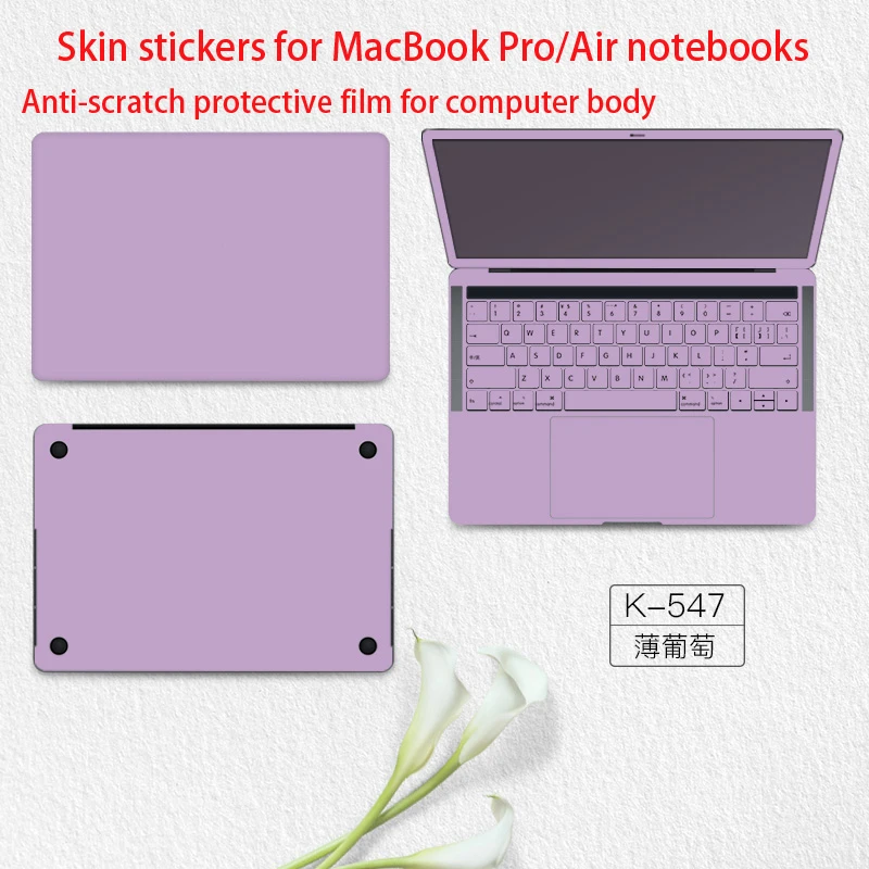 

Для Apple Macbook Pro14,2-дюймовый M4 M3 наклейка для ноутбука A2442 A2779 A2992 A2918 A3112 A3401 A3185 защитная пленка для корпуса компьютера