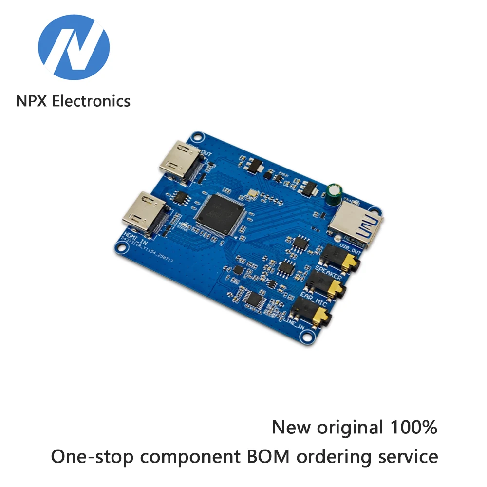 MS2131 HDMI para USB3.0 Módulo de aquisição de vídeo de alta definição Saída 4K Transmissão ao vivo Áudio de 3,5 mm