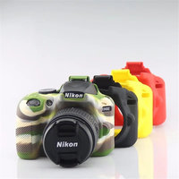 Soft Silicone Body Case For Nikon D750 D780 D7000 D850 D810 D7500 D600 D610 D5100 D5200 D7200 D5500 D5600 D3300 D3400 D3500