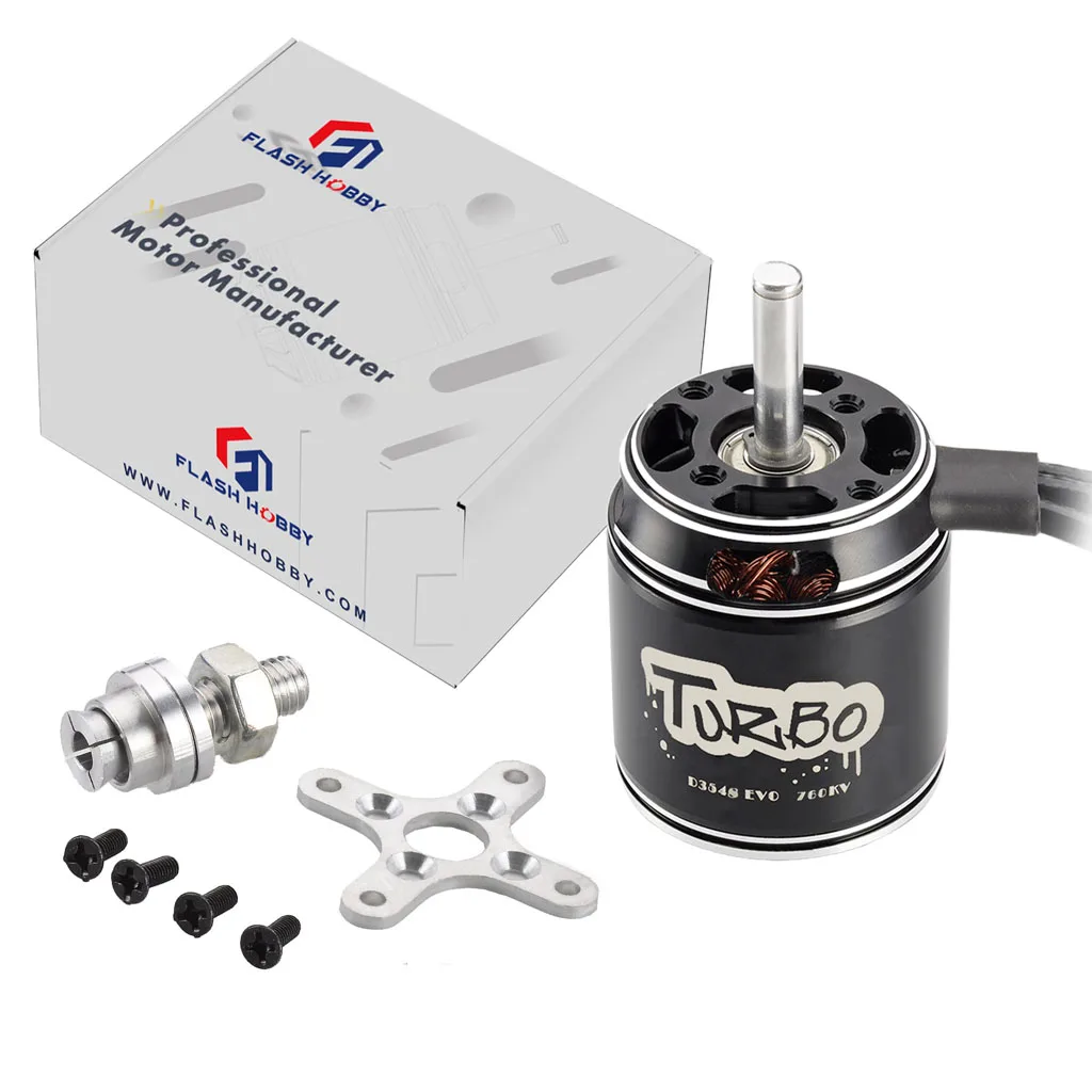 Flashhobby D3548evo 3548 1150kv 760kv 900kv Borstelloze Motor Voor Vliegtuigen Multicopters Rc Vliegtuig Helikopter Diy Onderdelen